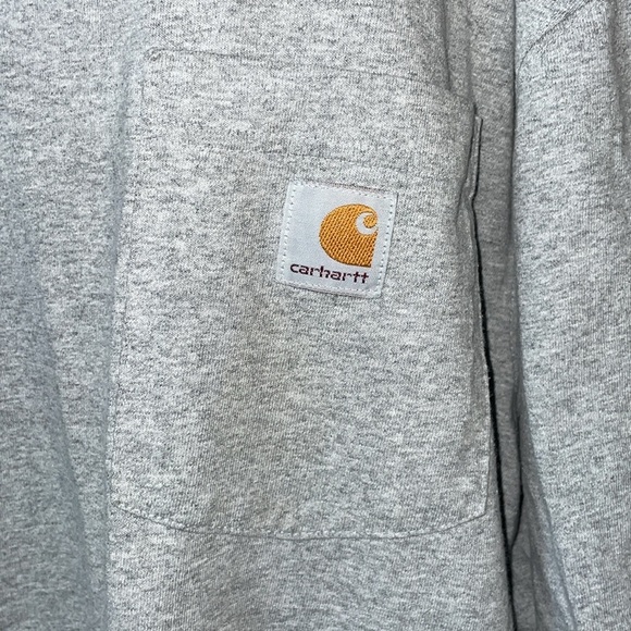 Carhartt loose fit gray men’s T-shirt men’s outdoor work shirts size large​ - Picture 2 of 5